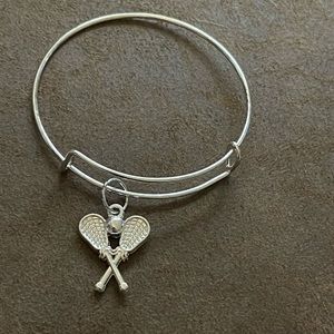 Lacrosse charm bracelet